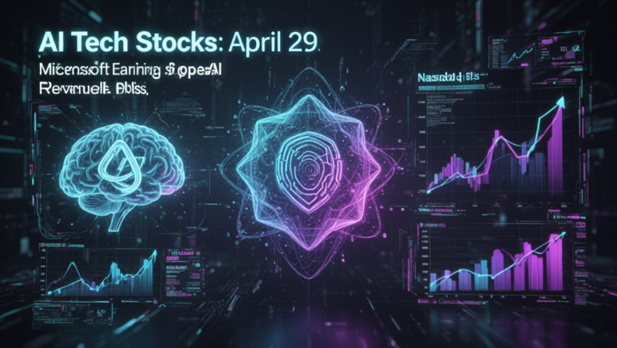 Featured image for article: AI Tech Stocks April 29 2026: Microsoft Earnings, OpenAI Revenue Miss, Nasdaq Falls