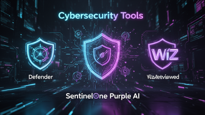 Featured image for article: Best Cybersecurity Tools April 2026: Defender, SentinelOne Purple AI, Wiz Reviewed