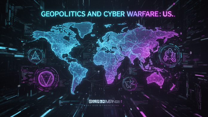 Featured image for article: Geopolitics and Cyber Warfare April 2026: US-Iran Conflict, Strait of Hormuz, Digital Frontlines