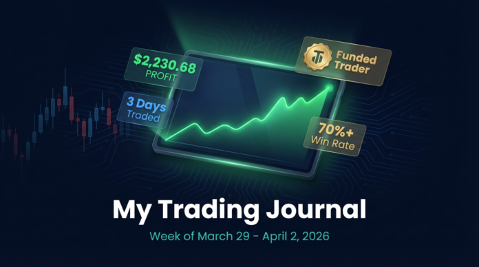 My Trading Journal: Week 1 on TopStep — March 29 to April 2, 2026 | ,230 Profit in 3 Days